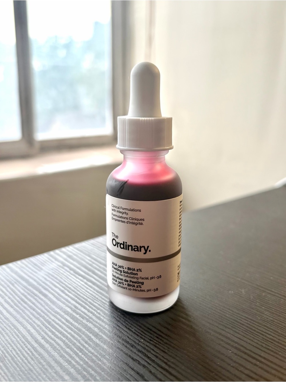 New - The Ordinary AHA 30% + BHA 2% Exfoliating Solution - Pink/White